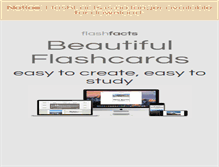 Tablet Screenshot of flashfactsapp.com